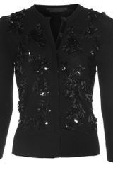L'Wren Scott Fringed Sequin Cardigan