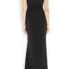 Marchesa Embellished Silkcrepe Column Gown in Black - Lyst