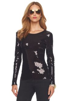 Michael Kors Sequined Top - Lyst