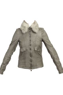 Patrizia Pepe Leather Jacket - Lyst