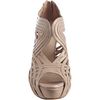 Prada Powder Pink Strappy Leather Platform Sandals in Beige (powder) - Lyst
