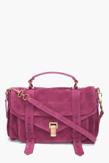 Proenza Schouler Ps1 Medium Suede Satchel - Lyst