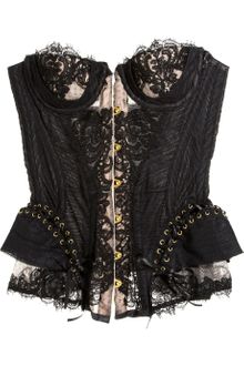 Agent Provocateur Raphaella Lace and Tulle Corset - Lyst