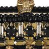 Alexander Mcqueen Punk Embellished Leather Box Clutch in Black - Lyst