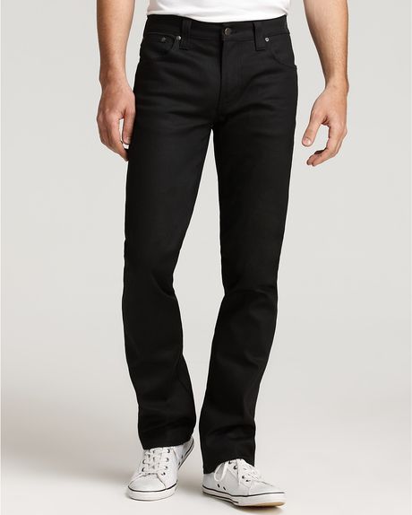 Ash Slim Jeans in Dry Black Coated Wash in Black for Men (dry black coated) - Lyst