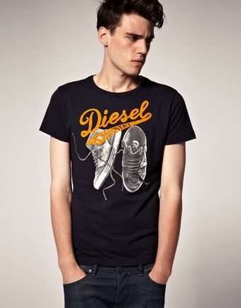 Diesel T-shirts Diesel T-foxxy T-shirt - Lyst