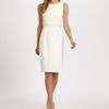 Dior Shantung Dress in White - Lyst