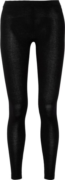 Donna Karan New York Knitted Jersey Leggings - Lyst