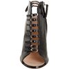 Giuseppe Zanotti Black Patent Leather Buckle Detail Peep Toe Ankle Bootie in Black - Lyst