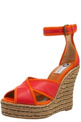 Lanvin Crisscross Ankle-wrap Espadrille