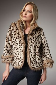 Lauren Hansen Cropped Faux-fur Jacket - Lyst