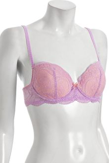 Le Mystere Guava Lace Isabella Memory Foam Bra - Lyst
