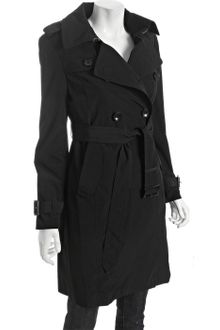 London Fog Black Removable Lining Double Breasted Trench Coat - Lyst