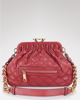 Marc Jacobs Little Stam Quilted Lacquer Leather Shoulder Bag - Lyst
