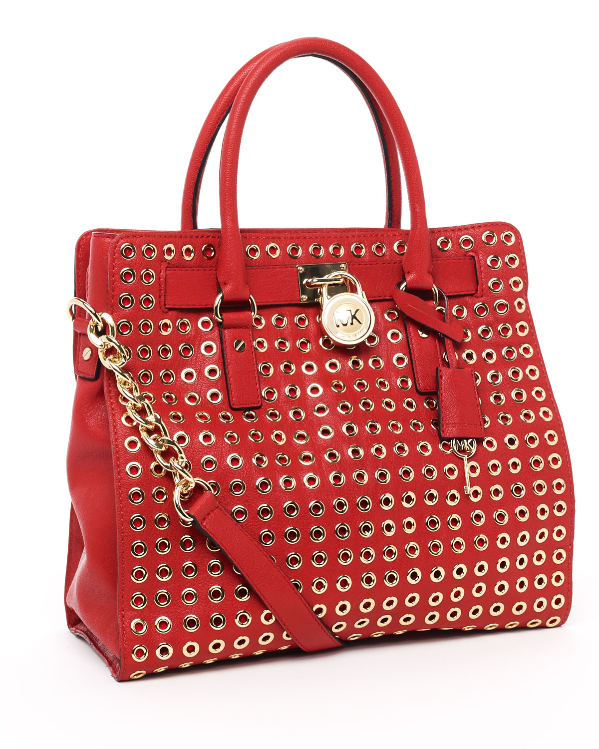 michael kors red sequin purse