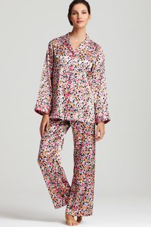 Oscar de la Renta Oscar De La Renta Pink Label Flamenco Nights Charmeuse Pajama Set - Lyst
