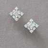 Roberto Coin Diamond Princess Earrings in Silver (null) - Lyst