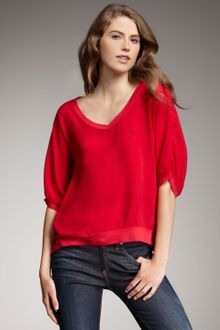 Splendid V-neck Boxy Top - Lyst