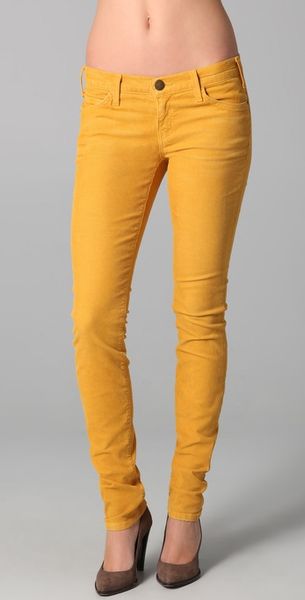 yellow corduroy trousers