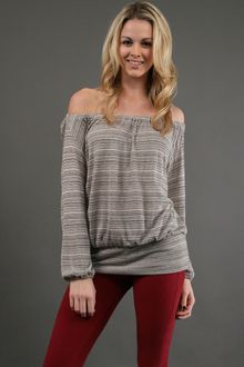 Ella Moss Lux Off Shoulder Top - Lyst