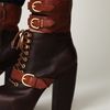 Free People Andee Platform Buckle Boot in Brown - Lyst