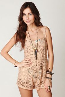 Free People Miss Jill Romper - Lyst