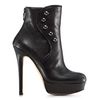 House Of Harlow Neena Platform Booties in Black (black leather) - Lyst