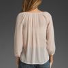 Joie Blanchette Crepe Georgette Blouse in Beige (mushroom) - Lyst
