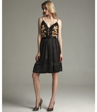Dolce & Gabbana Black Silk Sateen Flowing A-line Skirt - Lyst