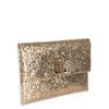Anya Hindmarch Valorie Glitter Envelope Clutch in Gold - Lyst