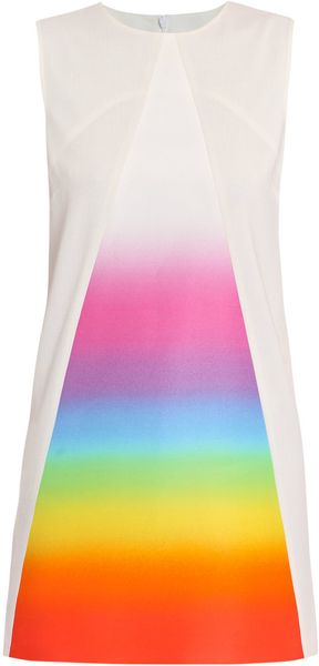 Christopher Kane Prism Dress in Multicolor (white) - Lyst