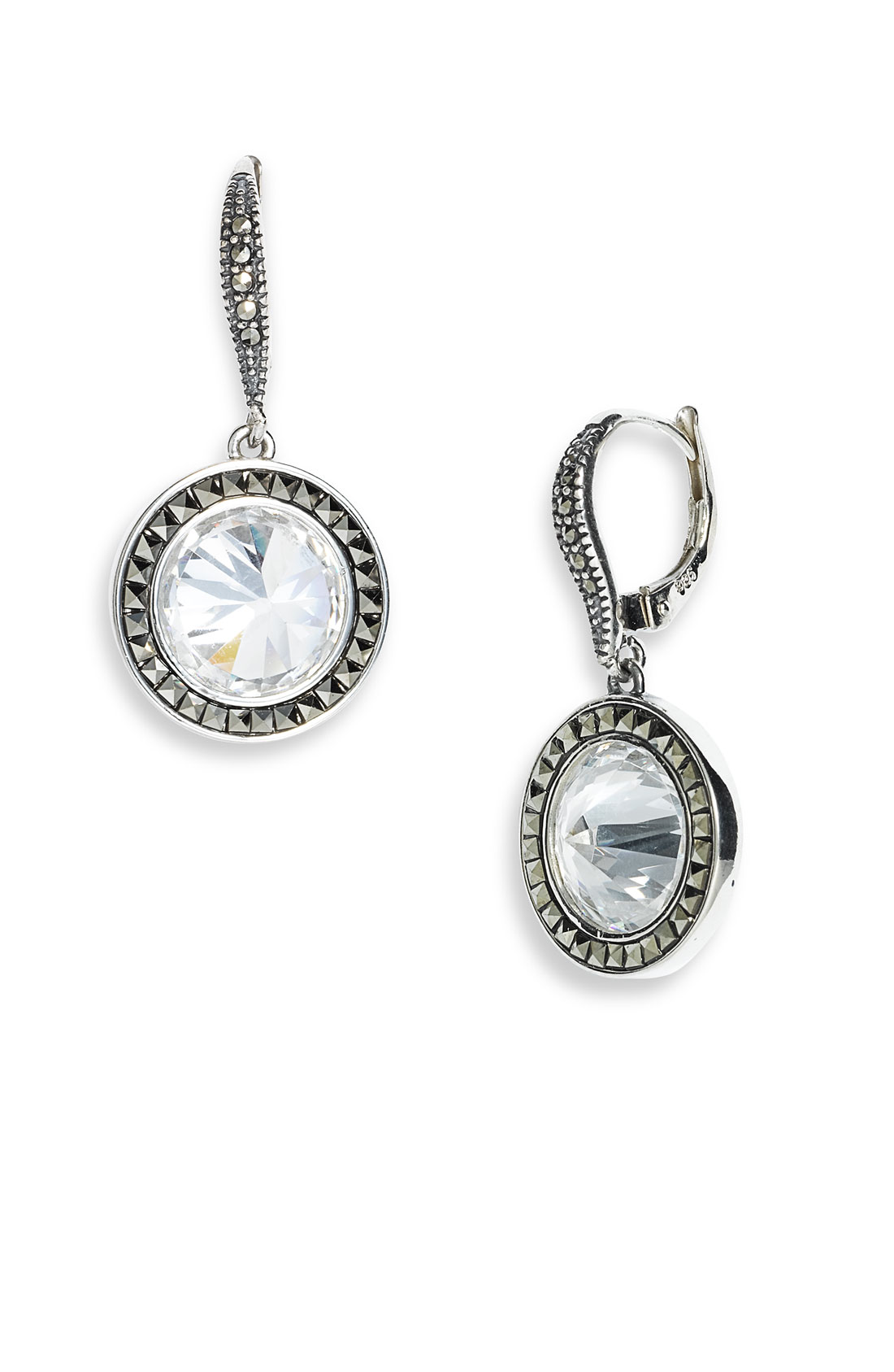 Judith Jack Perfect Match Drop Earrings in Silver (sterling silver