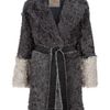 Xuod Doux Shearling Coat in Gray (grey) - Lyst