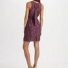 Alice + Olivia Violet Sequined Halter Dress in Purple (plum) - Lyst