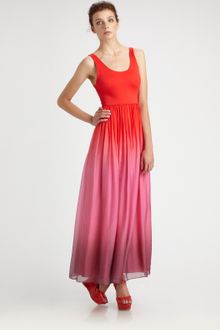 Alice + Olivia Claire Blouson Maxi Dress - Lyst