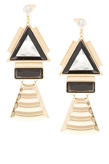 ASOS Collection Asos Decometric Drop Earrings - Lyst