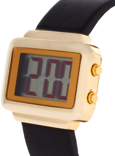 Asos Collection Asos Retro Style Digital Watch with Led Display in ...