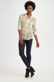 Equipment Quinn Twister-print Top - Lyst