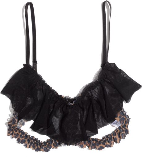 Hanky Panky Opening Act Peekaboo Bralette in Black - Lyst