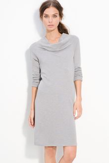 James Perse Cowl Neck Sweatshirt Dress - Lyst