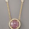 Penny Preville Pink Sapphire & Diamond Pendant Necklace in Gold (pink) - Lyst