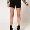 River Island  Smart Shorts in Black - Lyst