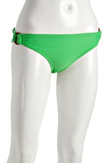 Shoshanna Green Grass Solid Side Ring Bikini Bottom - Lyst