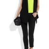 Current/elliott The Stiletto Polkadot Lowrise Jeans in Black - Lyst
