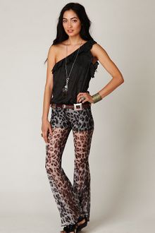 Free People Snow Leopard Pants - Lyst