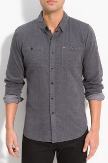 Obey Merrick Woven Cotton Shirt - Lyst