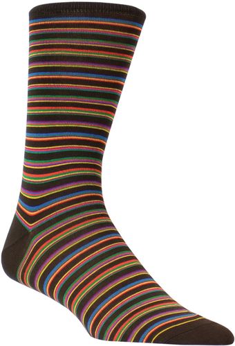 Bugatchi Uomo Stripe Socks - Lyst