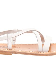 K. Jacques Flavia Sandal in Linen - Lyst