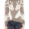 3.1 Phillip Lim Reindeer Merino Woolblend Sweater in Brown (taupe) - Lyst