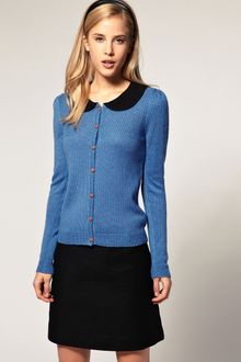 ASOS Collection Asos Cute Collar Cardigan - Lyst